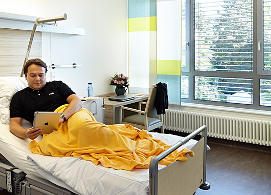 Patient auf der Wahlleistungsstation St. Vincenz